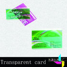 CMYK die Transparante pvc-VIP Kaart 0.8mm met Magnetische Streep berijpen