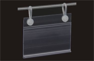 Plastic de Gegevensstrook van de supermarktplank, pvc-Snelle Installatie 40mm van de Prijshouder