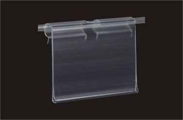 Aangepaste Duidelijke van het het Kanaal Plastic Etiket van de Kleurenprijs Houder 40mm Hoogte 31201
