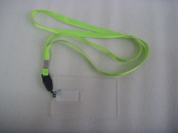 Transparante visitekaartje usb flash drive met lanyard bijlage (MY-UC09)