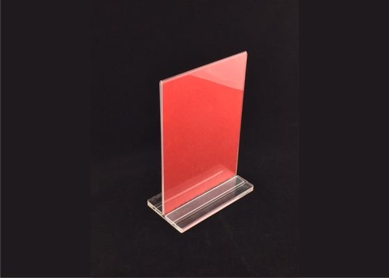 De aangepaste de Houdersvertoning van het Kleuren Acrylteken, Acrylmuur zette Tekenhouder op
