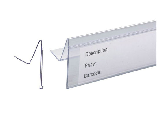 Plastic pvc-Etiket van de het Productprijs van de Douanekleur Kleinhandels/Duidelijke Plastic Etikethouder/Houders 31240 van het Strooketiket
