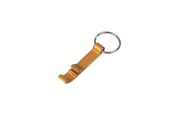 Staaldraad en van de aluminiumFlesopener sleutelring, Promotiekeychains 30569
