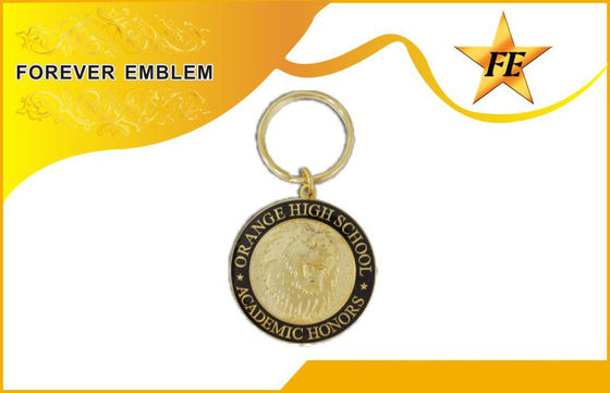 Douanemetaal de Promotiesleutelring van Keychains/van het Metaal voor Bedrijfsgift