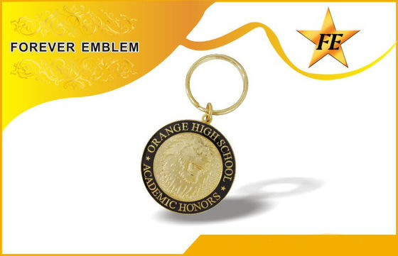Douanemetaal de Promotiesleutelring van Keychains/van het Metaal voor Bedrijfsgift
