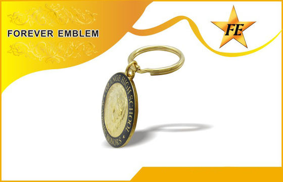 Douanemetaal de Promotiesleutelring van Keychains/van het Metaal voor Bedrijfsgift