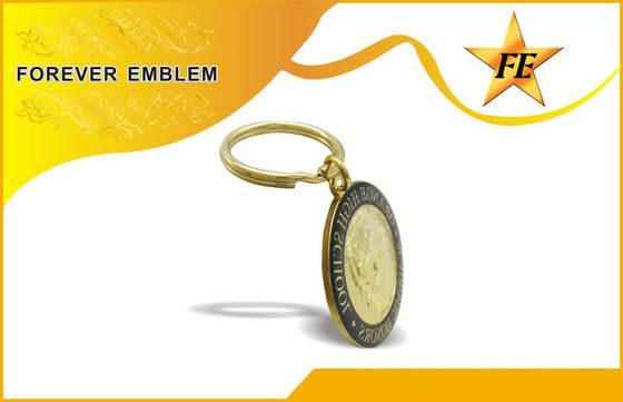 Douanemetaal de Promotiesleutelring van Keychains/van het Metaal voor Bedrijfsgift