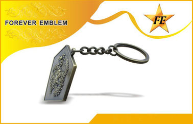 De lage Legering Promotiekeychains van het Cadmiumzink/Sleutelring met Douaneontwerp