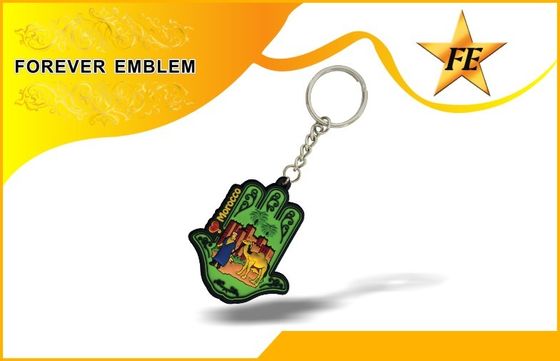 Milieuvriendelijk Zacht 3D de Douaneontwerp Promotiekeychains van pvc
