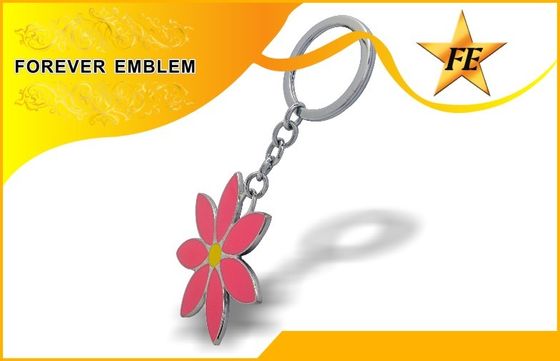 Imitatie Harde Promotiekeychains met Nikkelplateren, douane 3D keychain