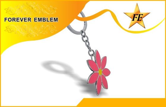 Imitatie Harde Promotiekeychains met Nikkelplateren, douane 3D keychain