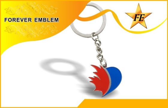 Zachte het Zinklegering van Keychains van het Emailmetaal Promotie voor Promotiedoel