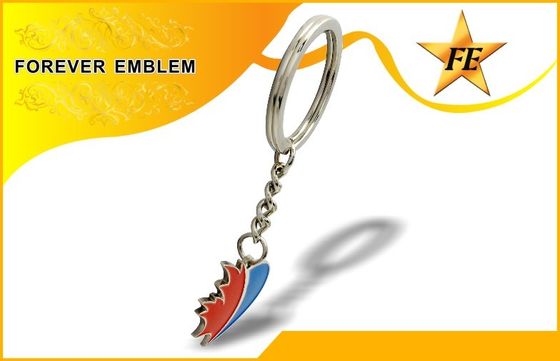 Zachte het Zinklegering van Keychains van het Emailmetaal Promotie voor Promotiedoel