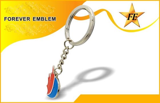 Zachte het Zinklegering van Keychains van het Emailmetaal Promotie voor Promotiedoel