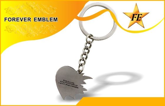 Zachte het Zinklegering van Keychains van het Emailmetaal Promotie voor Promotiedoel