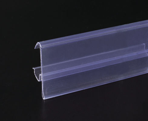 Stroken van de Plankengegevens van pvc van de supermarktopslag 32mm/39mm, Transprent