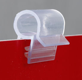 De Klemmen van de tekenhouder met Draaddiameter in Plank, Transparante pvc-Klem