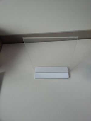 Van het de Houdersmenu van het restaurant Duidelijke Acrylteken van het de Tribuneplexiglas het Etikethouders