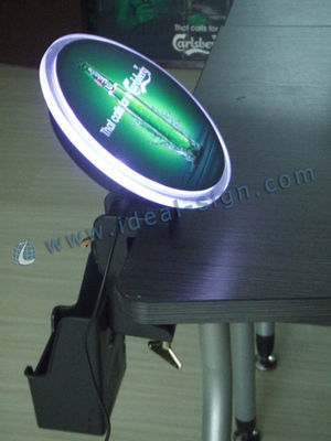Acrylbudweiser-Bar Hoogste Flesopener met Licht op Vertoningsdouane