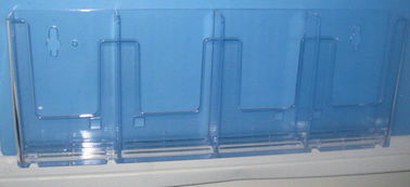 4 Tribunes van de zak de Acrylvertoning, Muur Opgezette Brochurehouder