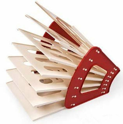 Douane 6 Plastic de Vertoningstribunes van de Zakliteratuur voor Bureau