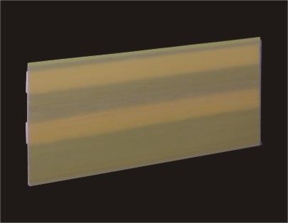 De uitgedreven Plastic Strook van de Houders Plastic Gegevens van de Plankenmarkering met Plakband
