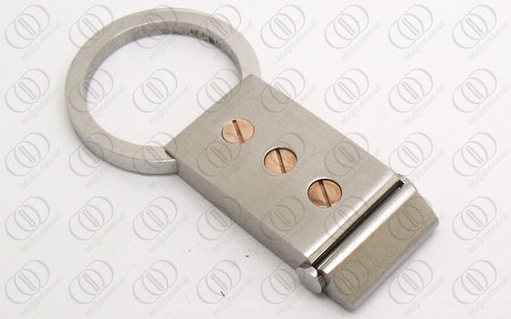 Nam Gouden het Roestvrije staal Zeer belangrijke Houder Keychain van Schroevenaccenten voor Mensen toe