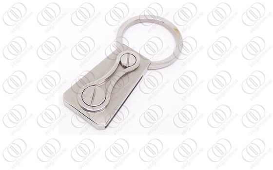 Eindigt de Zeer belangrijke Houder van Keychain van het schroeven316l Roestvrije staal met Geborsteld en Opgepoetst