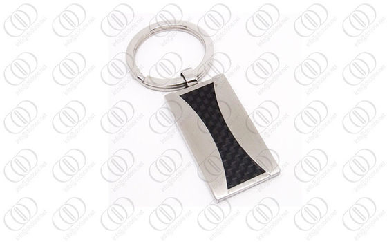 316L de vierkante Zeer belangrijke Houder van Roestvrij staalkeychain