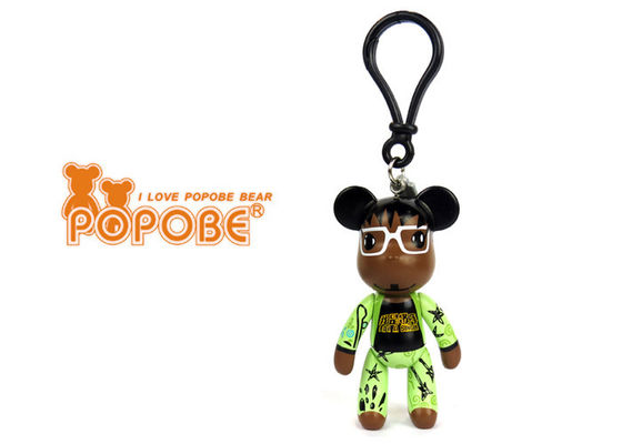De milieuvriendelijke 3 Duim van POPOBE draagt Toebehoren van de de Zangerzak van Keychain de Witte