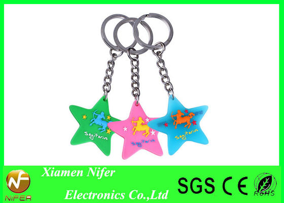 Giften van de de Sleutelringsbevordering van pvc van de manier de 2D 3D Douane Mini Zachte Keychains Gepersonaliseerde