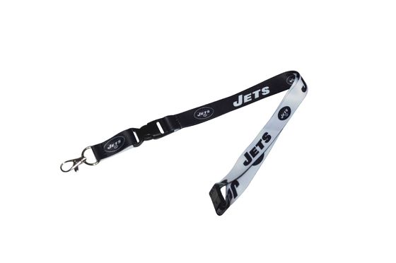 Van het Sleutelkoord Afneembare Keychain van de New York Jetsnfl Voetbal van de Halsbandidentiteitskaart Afgescheiden het Kentekenhouder -