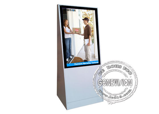 24“ Lcd zet de Digitale Signage Muur voor Reclame, 4000/1 Contrastverhouding op