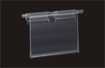 Aangepaste Duidelijke van het het Kanaal Plastic Etiket van de Kleurenprijs Houder 40mm Hoogte 31201