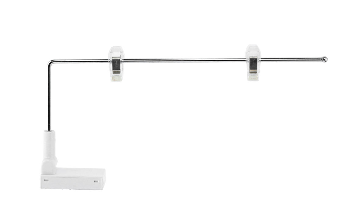 Houders 250mm van het metaal Wezenlijke Magnetische Teken Aluminiumpijp voor Plank met 2 Haken