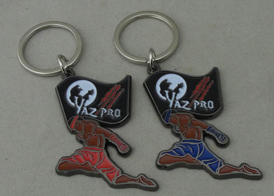 De Promotiesleutelring van het matrijzenafgietsel, Zachte Email en Zinklegering Keychains