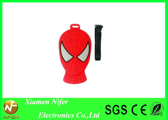 Pret Gepersonaliseerd van de de Markeringsnieuwigheid van de Douanebagage van het de Supermanontwerp Rubber de Bagageetiket van pvc